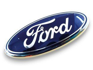 Купити Емблема Ford Синій + Хром 90х38 мм (на скотчі) 90125 Емблеми на іномарки