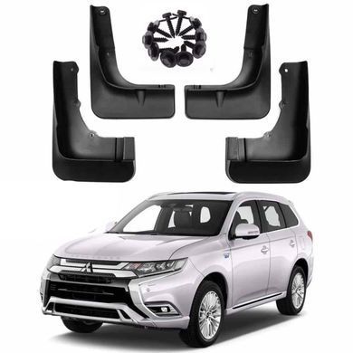 Купить Брызговики для Mitsubishi Outlander 2012-2016 Europe USA (без расширителей арок) комплект 4 шт (BMTOT1321) 1276 Брызговики Mitsubishi