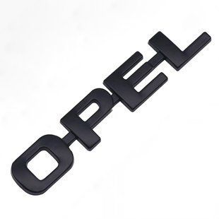 Купить Эмблема надпись Opel Опель 95х16 мм Черная (Завод) 88947 Эмблема надпись на иномарки