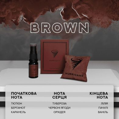 Купить Ароматизатор автомобильный Hurricane Brawn Standart NEW (В комплекте Спрей 10 мл) 67015 Ароматизаторы Hurricane Premium