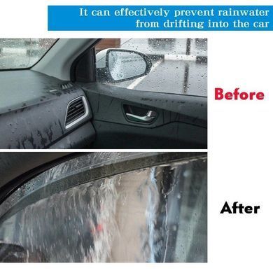 Купити Дефлектори вікон вітровики Benke для Volkswagen Caddy 2003-2015 Хром Молдинг З Нержавіючої Сталі 3D (BVWCD1523-W/S) 60486 Дефлектори вікон Volkswagen