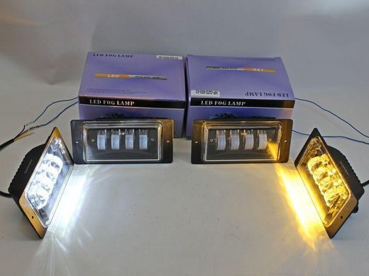 Купить Противотуманные фары LED фары ВАЗ 2110-15 / 60W / Линза / Регулировка высоты / Желтый и белый свет 1 шт 32082 Противотуманные фары ВАЗ