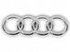Купити Емблема Audi 80/90 (1987-1996р) Хром 137х45 мм (на скотчі) 4438537422ZZ 90120 Емблеми на іномарки - 4 фото из 4