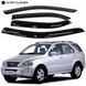 Купить Дефлекторы окон ветровики для KIA Sorento 2003-2008 4 шт (Auto Clover) 89776 Дефлекторы окон KIA - 1 фото из 5
