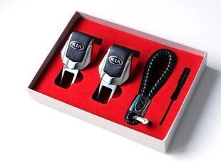 Купить Подарочный набор для Kia из заглушек и брелка с логотипом 36646 Подарочные наборы для автомобилиста