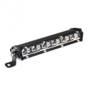 Купити Додаткова LED фара 18W (3W*6) 10-30V / 185x50x25 mm / Ближнє світло (D4-18W F) 1 шт 8525 Додаткові LЕD фари