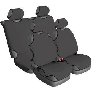 Купити Чохли майки для сидінь Beltex DELUX комплект Графіт Темно-Сірі (BX14510) 31736 Майки для сидінь