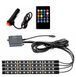 Купить LED Подсветка Салона неоновая 12V 22x4см RGB5050 (Пульт Прикурка USB) 4 шт 66113 Подсветки - Стопы внутрисалонные - 1 фото из 3