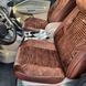 Купити Авточохли універсальні кави FULL 5D екокожа замша 8960  Майки для сидінь закриті - 3 фото из 10