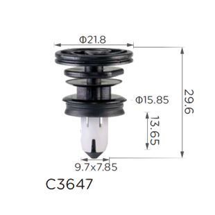 Купити Кліпса кріплення обшивки Tesla 113514700B (C3647) 73338 Фіксатор дверного типу