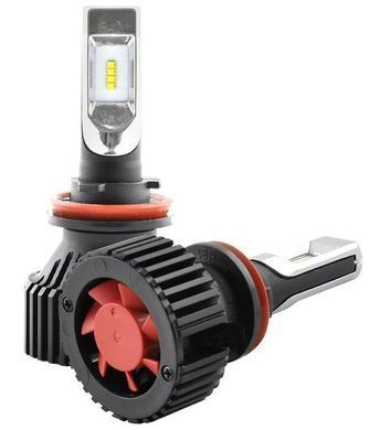Купити LED лампи автомобільні Solar H11 12/24V 60W 6500K 8000Lm IP65 радіатор та кулер (8311) 39450 LED Лампи Solar