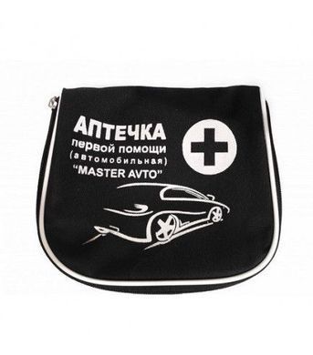 Купити Автомобільна аптечка АМА-1 до 9 чоловік / Сумка Чорна Master Avto 24238 Аптечки автомобільні