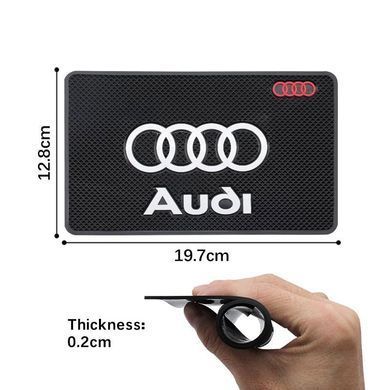 Купить Антискользящий коврик торпеды с логотипом Audi 4565 Антискользящие коврики на торпеду