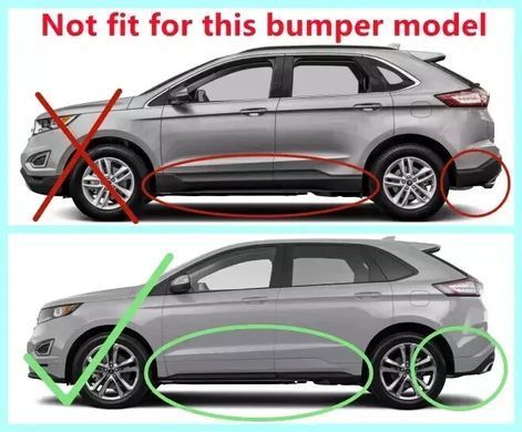Купити Бризковики для Ford Edge 2015-2018 Комплект 4 шт (BFDEG1521) 89864 Бризговики Ford