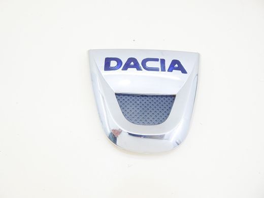 Купить Эмблема Dacia (Хром) 137х120 мм (на усиках) 628900768R 90019 Эмблемы на иномарки