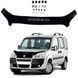 Купить Дефлектор капота мухобойка Fiat Doblo 2005-2010 (Евро Крепление) Voron Glass 68124 Дефлекторы капота Fiat - 1 фото из 5