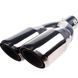Купити Насадка на подвійний глушник Vitol 250 x 2-89 x 64 мм Хром (НГ-0243 BK) 91280 Насадки на глушник