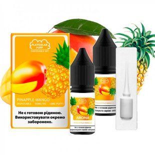 Купить Жидкость Самозамес Flavorlab Disposable Puff 10мл 50мг Mango pineapple Манго ананас 79855 Жидкости FL
