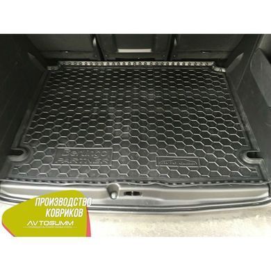 Купить Автомобильный коврик в багажник Citroen Berlingo (B9) / Peugeot Partner Tepee 2008- / Резиновый (Avto-Gumm) 27730 Коврики для Citroen
