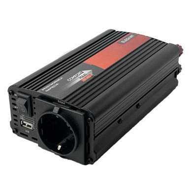 Купить Преобразователь напряжения Elegant 12V - 220V 500W-1000W С Розеткой 1 USB Клемы (EL 101 400) 56169 Преобразователи напряжения инверторы - Зарядные АКБ