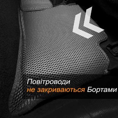 Купити 5D Килимки в салон EVA для Daewoo Lanos / Sens з Бортиками Підп'ятник Червоні 5 шт 81249 Килимки для Daewoo
