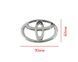 Купити Емблема решітки задня для Toyota Хром 90х60 мм Пластикна скотче (Завод) 88541 Емблеми на іномарки - 2 фото из 2