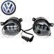 Купить Противотуманные фары LED Volkswagen 45W W/Y (Jetta Tiguan Touareg Touran T5 Golf Caddy ) 62502 Противотуманные фары модельные Иномарка - 1 фото из 5