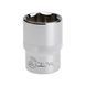 Купити Головка шестигранна 1/2" 22мм x 38мм CrV INTERTOOL ET-0022 77981 Торцеві головки, шестигранники та зірки - 2 фото из 2